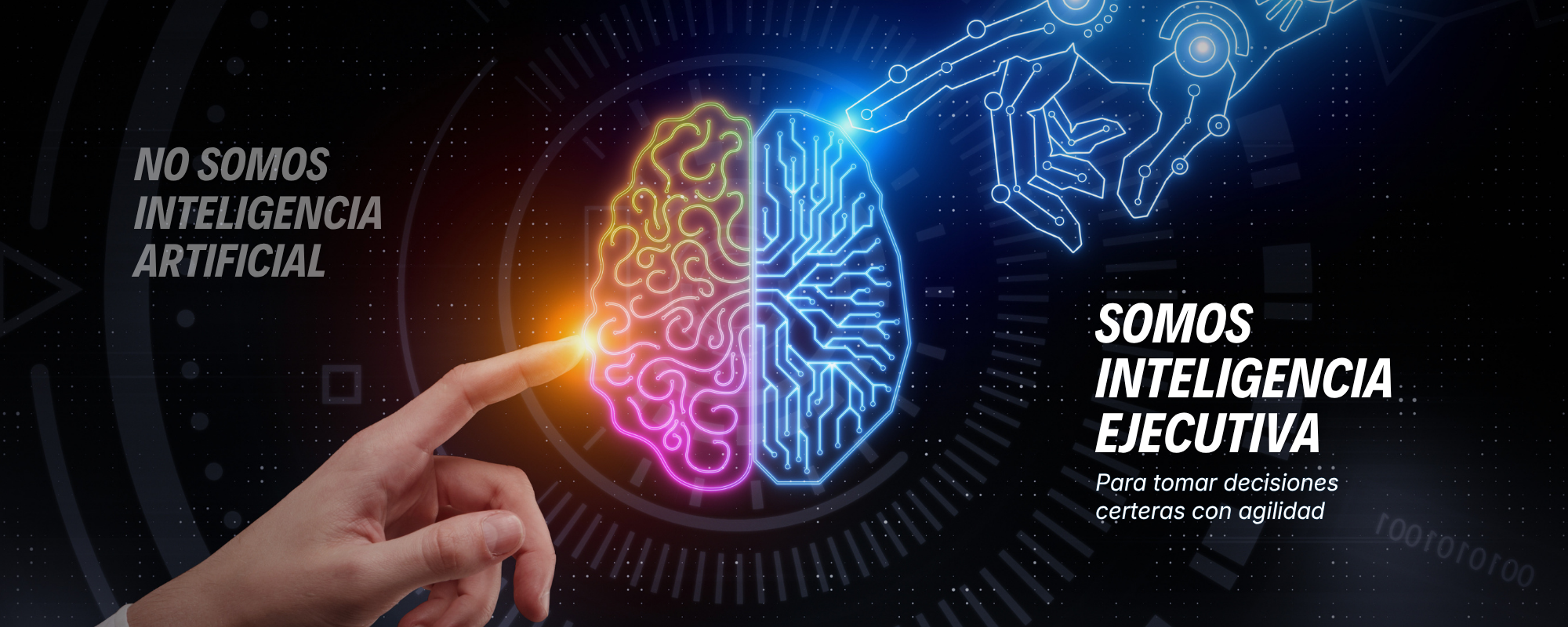 No somos IA, somos Inteligencia Ejecutiva